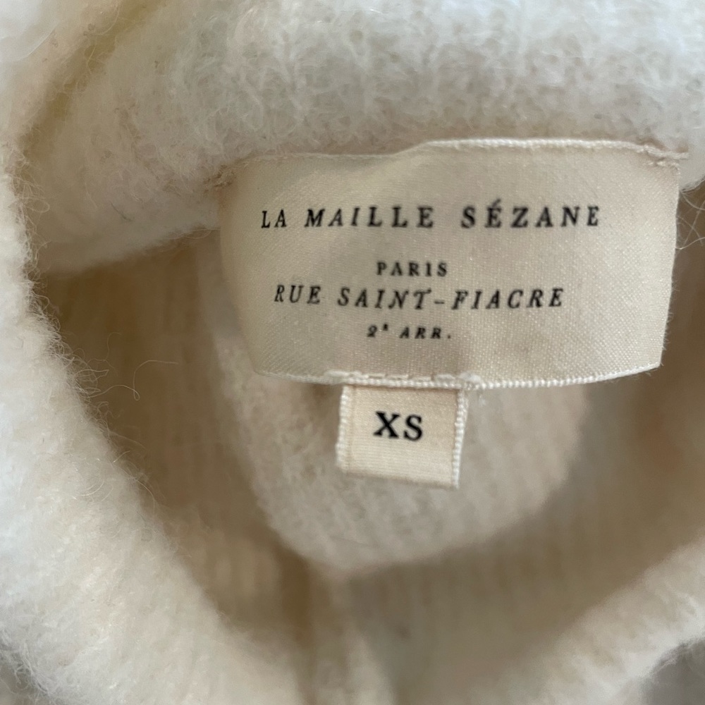 Sezane Cream Sweater - Picture 4 of 5